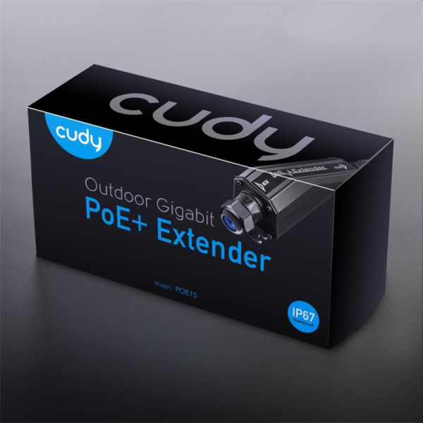 Cudy POE15 - 10/100/1000Mbps Outdoor Waterproof PoE+ Exte...