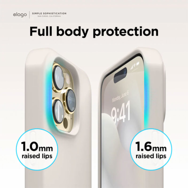 Elago kryt Silicone Case pro iPhone 14 Pro Max - Burgundy