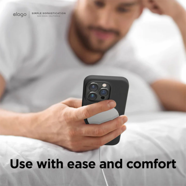 Elago kryt Silicone Case Magsafe pro iPhone 14 Plus - Stone