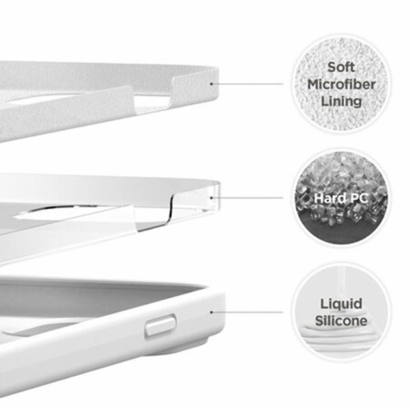 Elago kryt Silicone Case pro iPhone 13 - White