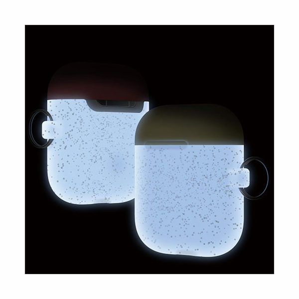 Elago Airpods Silicone Duo Hang Case - Nightglow Gold Pea...
