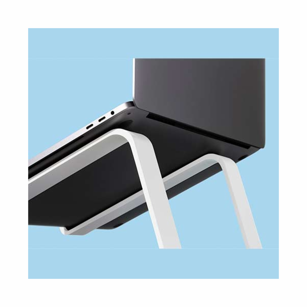 TwelveSouth stojan Curve SE pro MacBook - White Aluminium