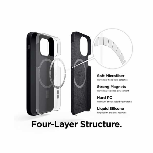 Elago kryt Silicone Case Magsafe pro iPhone 12/12 Pro - B...
