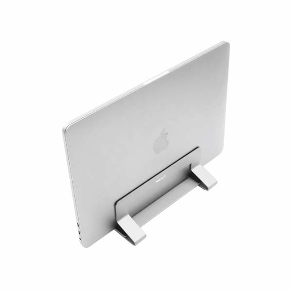 Macally stojan Vertical laptop stand - Silver Aluminium