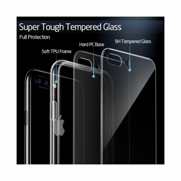 ESR kryt Mimic Tempered Glass Case pro iPhone 7 Plus/8 Pl...