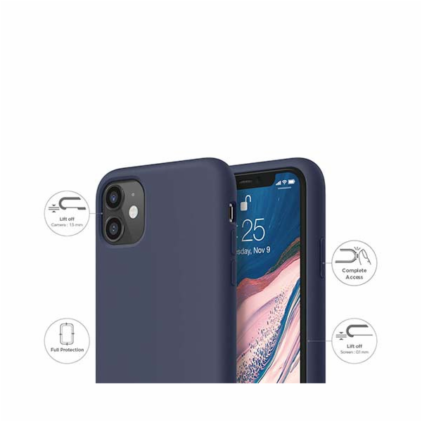 Elago kryt Silicone Case pro iPhone 11 - Jean Indigo