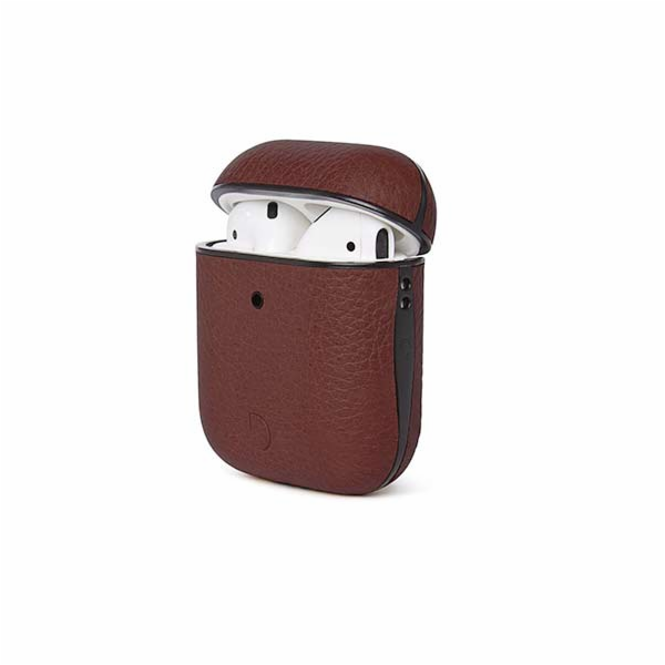Decoded pouzdro AirCase 2 pro Apple Airpods 1&2 - Brown