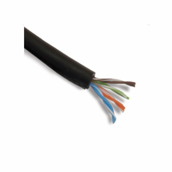 LEXI kabel UTP, Cat5E, drát, OUTDOOR doublejacket PVC+PE,...