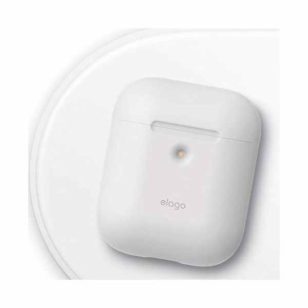 Elago Airpods 2 Silicone Case - White