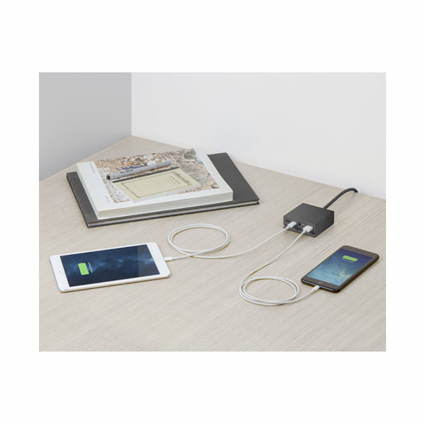 USBePower Hide Mini 27W 4-in-1 desktop charger - White