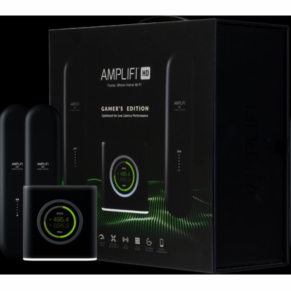Ubiquiti AmpliFi Gaming Home Wi-Fi System (router s 2x ME...