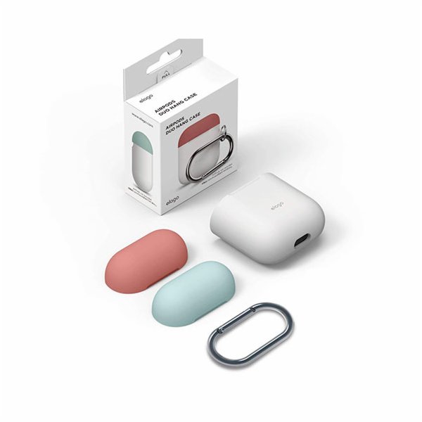 Elago Airpods Silicone Duo Hang Case - NightGlow/Italian ...