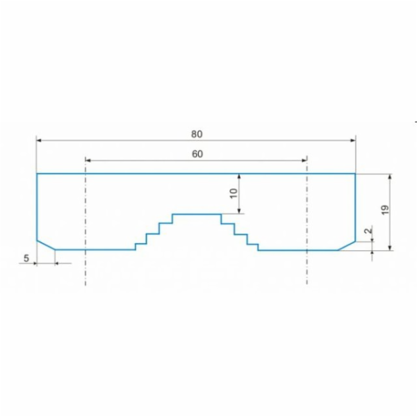 CSAT Z3 - žralok vzdálenost otvorů 61mm
