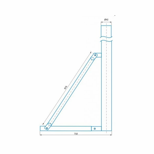 CSAT ST1500, stojan - kovová trojnožka, výška 150cm