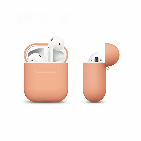 Elago Airpods Silicone Case - Peach