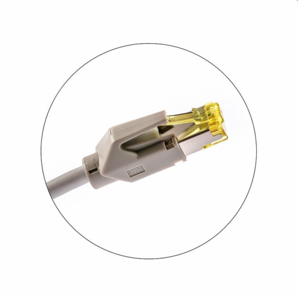 KELine patch kabel Cat5E, FTP, LSOH - 1,5m, šedý