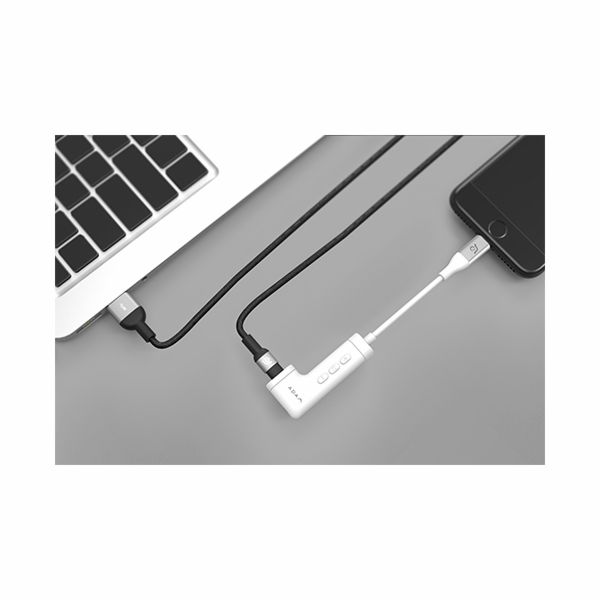 Adam Elements iLinio Lighting/Aux/Charging adaptér - White