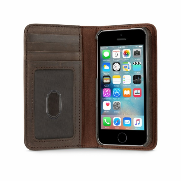 TwelveSouth pouzdro BookBook pro iPhone SE - Vintage Brown