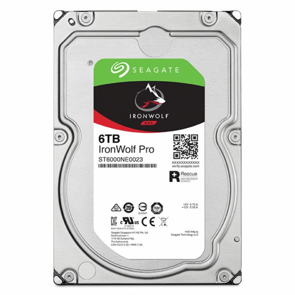 Seagate Ironwolf Pro NAS HDD 6TB SATA