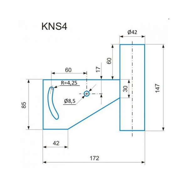 CSAT   KNS4   konzola pre malé zariadenia s naklápaním