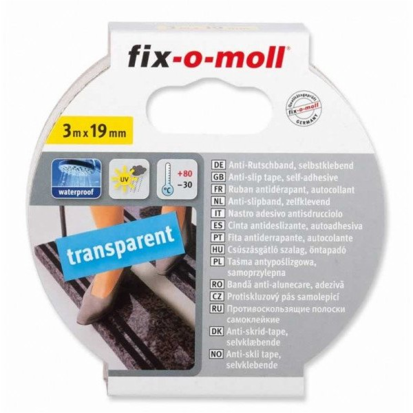 Protiskluzová páska Fix-O-Moll, 3 m x 19 mm