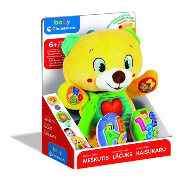 Interaktivní hračka CLEMENTONI BABY BEAR 50346, EE, LV, LT