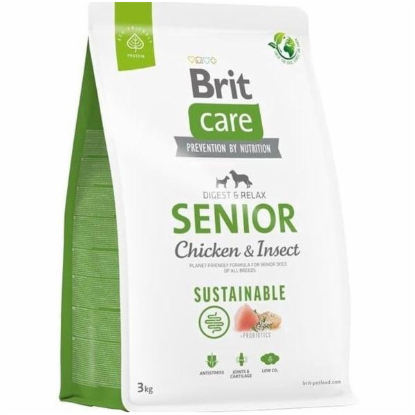BRIT Care Dog Sustainable Senior Chicken & Insect - dry d...