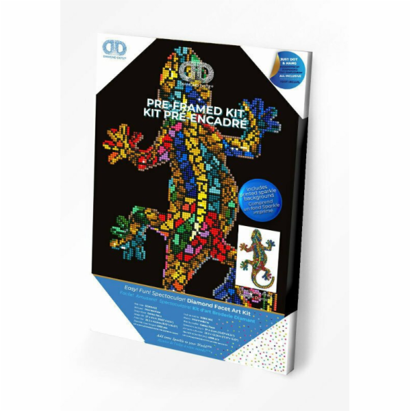 DIAMOND DOTZ Diamantová výšivka Diamond Dotz Gekko paua L...
