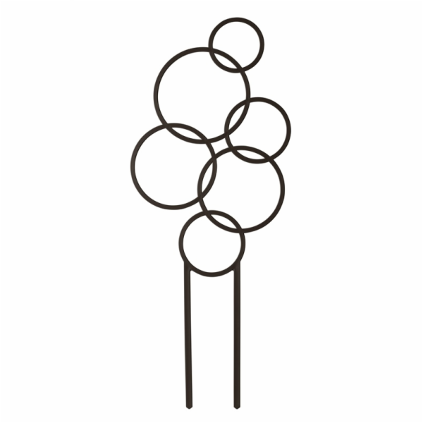 Podpěra rostlin Garden Center, 37,5 cm x 15,5 cm, černá