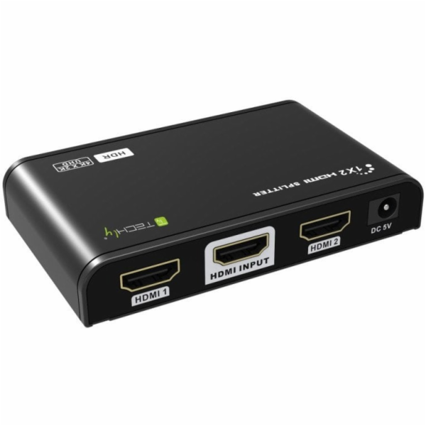 Techly Techly HDMI2.0 Splitter 4K 2 porty, HDR, 4K2K 60Hz