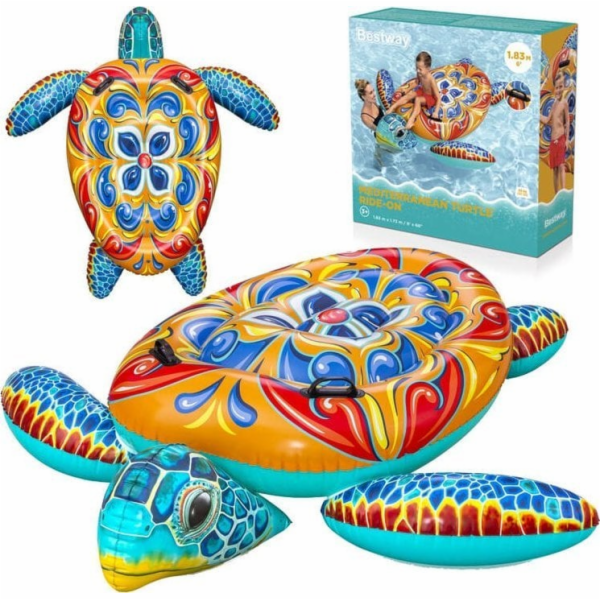 Nafukovací raft Bestway Turtle, 41523, 183 cm x 173 cm