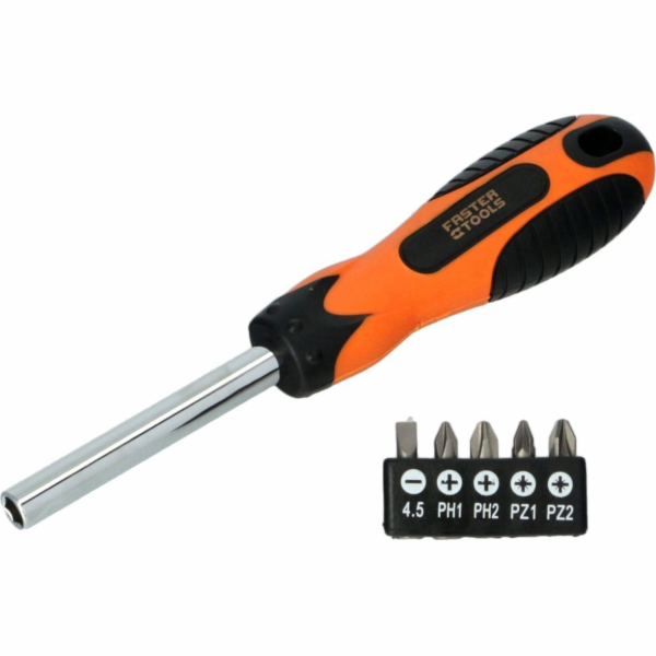 Šroubovák s bity FASTER TOOLS