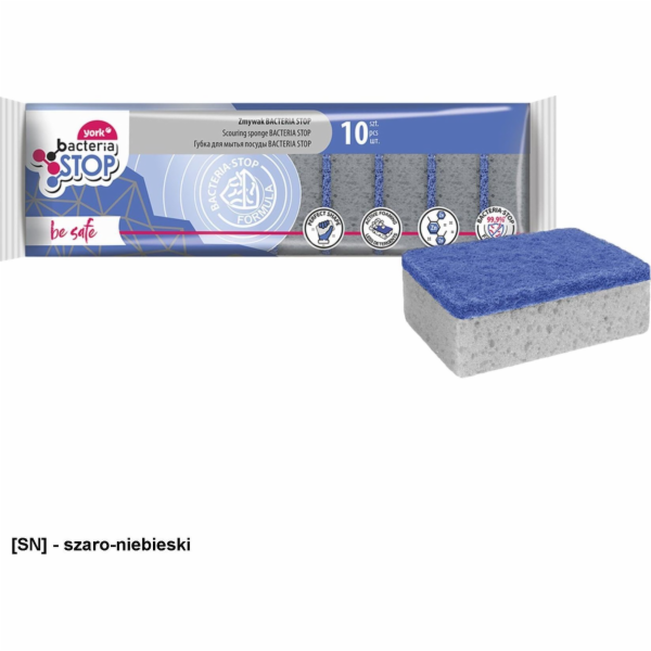 Houby s peelingem BACTERIA STOP, 10 ks.