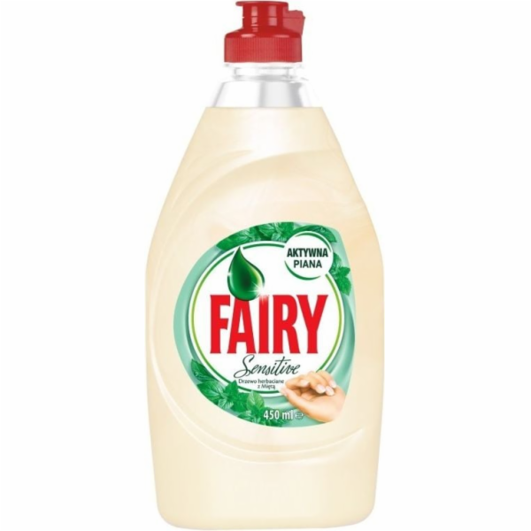 Mycí prostředek na nádobí VÍLA SENSITIVE TEA TREE, 450 ml