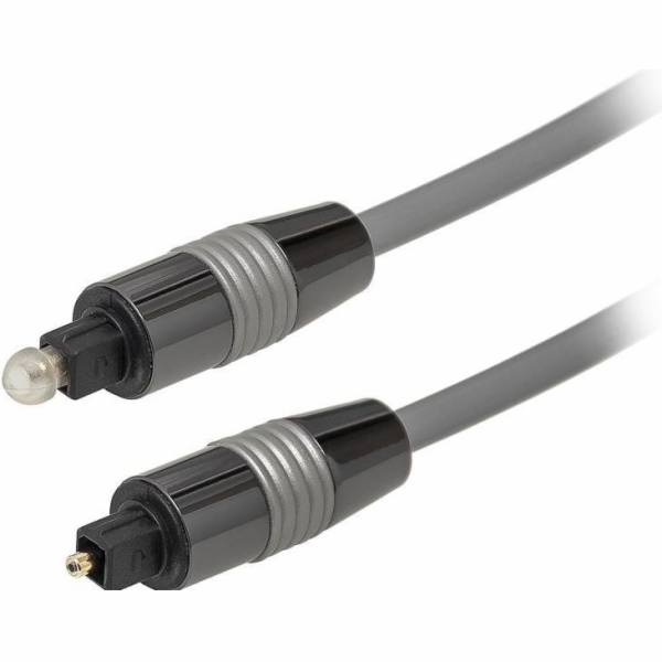 Kabel BLOW TOSLINK M, TOSLINK M, 1,5m, šedý 0571#