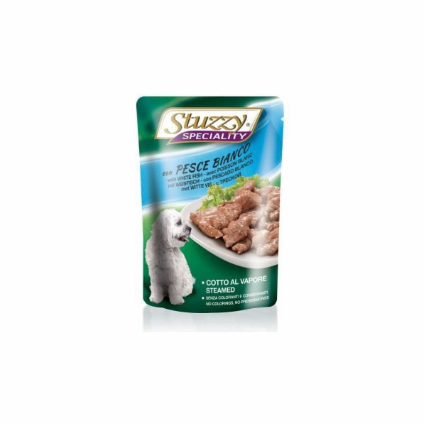 STUZZY Sfilaccetti s bílým rybím masem - mokré krmivo pro...