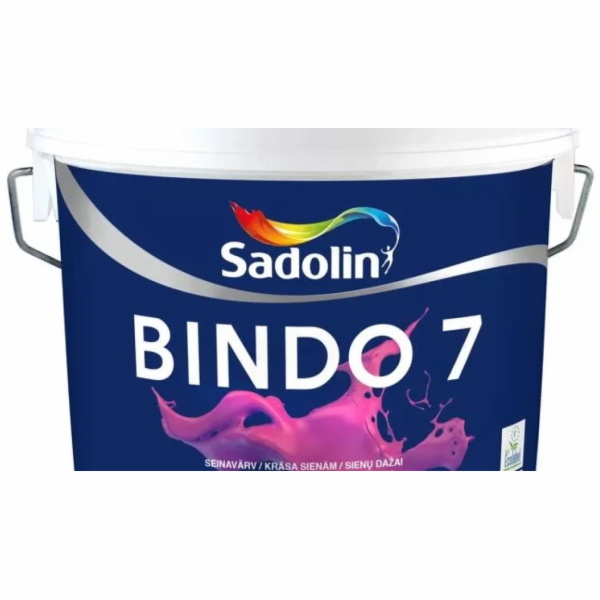 Barva Sadolin Bindo 7, báze CLR/BR, matná, 2,33l