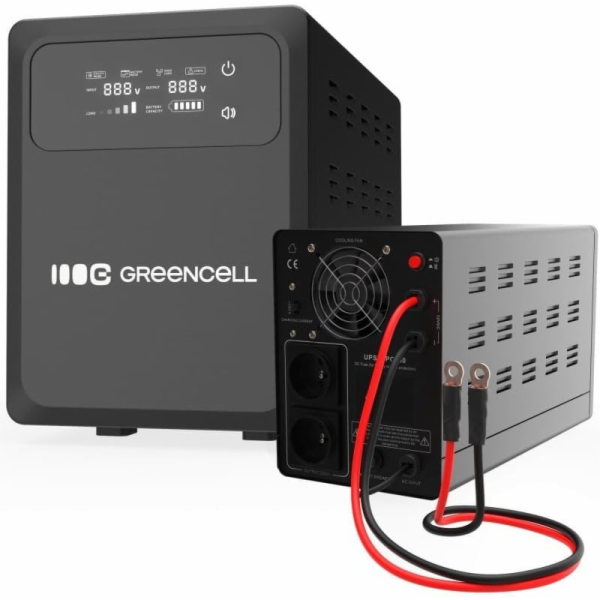 Green Cell Nouzový zdroj napájení UPS AVR PowerCore 800W/...