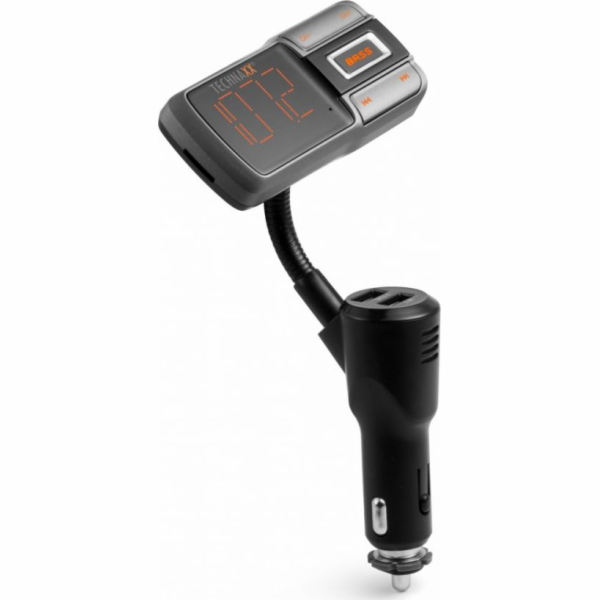 Technaxx bluetooth FM transmitter, QC3.0 nabíjení, Bass B...