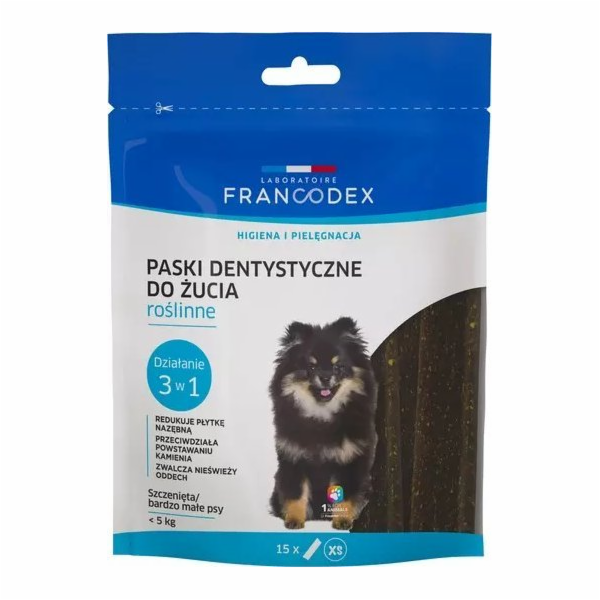 FRANCODEX Paski do gryzienia XS na brzydki zapach z pyska...