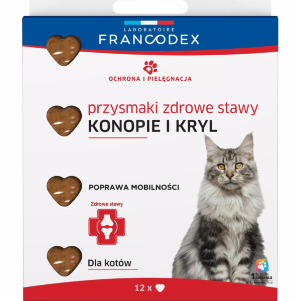 FRANCODEX Przysmak dla kota na zdrowe stawy, kryl i olej ...