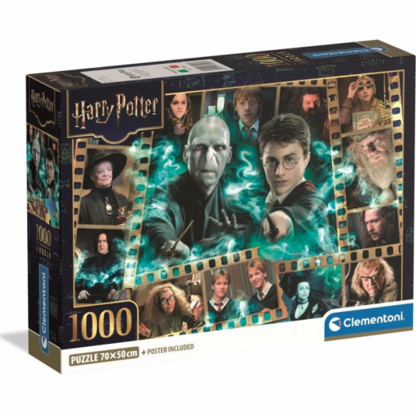 Delione Clementoni Harry Potter 37048, 1000 dílků.