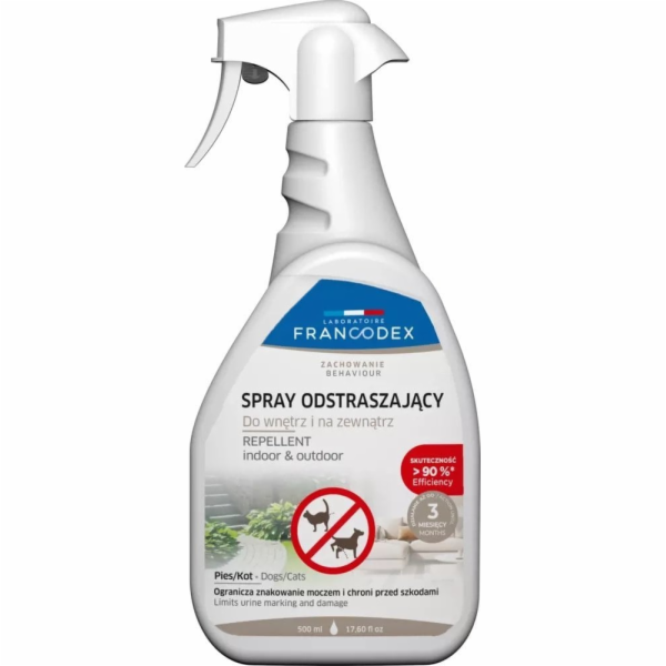 FRANCODEX Spray odstraszający do wnętrz i na zewnątrz psy...