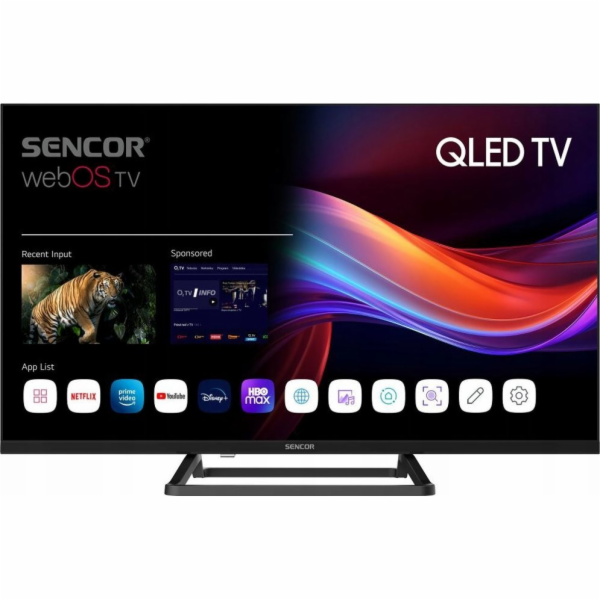 Sencor QLED TV 32 palců SLE 32QF860B Smart webOS Full HD