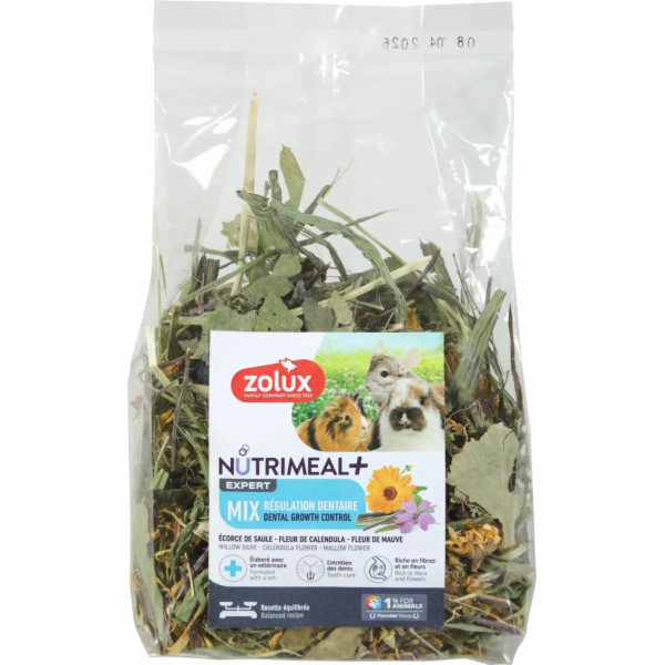 ZOLUX NUTRIMEAL MIX regulacja zębów królik/kawia 100g