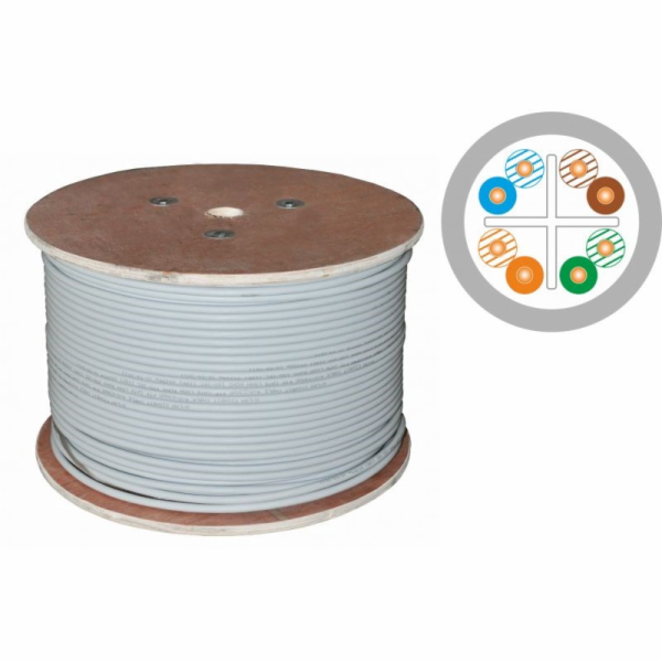 ALANTEC Kabel U/UTP cat.6 B2ca LSOH 4x2x23AWG 500m