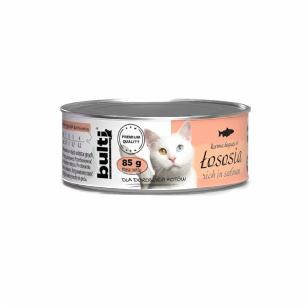 BULTI Rich in salmon - mokré krmivo pro kočky - 85g