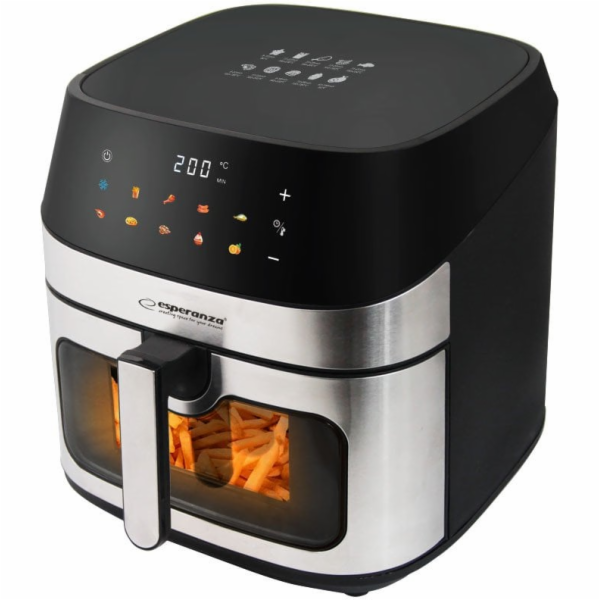 Esperanza EKA005 Fritéza bez tuku 8L, 1600W Inox