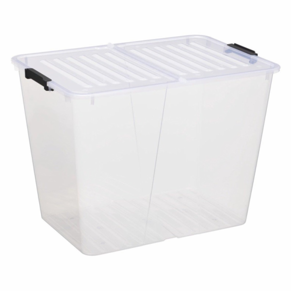 Úložný box s víkem Plast Team, 65 l, 56,7 x 39,6 x 41,7 cm