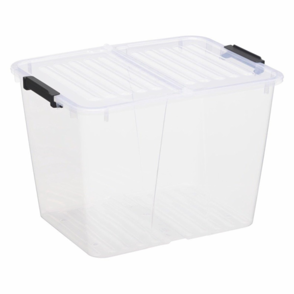 Úložný box s víkem Plast Team, 30 l, 43x33x30 cm